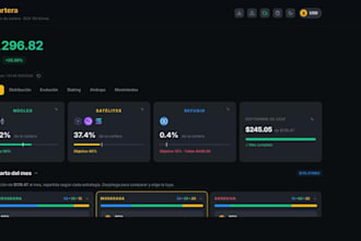 build your crypto or finance portfolio tracker app