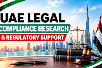 provide uae legal compliance research and regulatory support