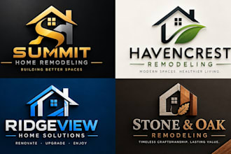 home remodeling logo handyman flyer brochure ai video poster remodeling brand