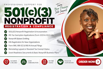 do 501c3 nonprofit registration irs tax exemption form 990 990ez 990n 1023 bylaw