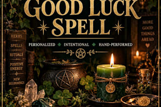 perform a personalized good luck spell