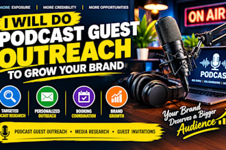 do podcast guest outreach to grow your brand