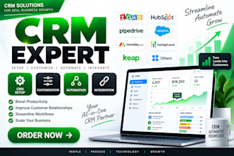be your zoho, zapier, hubspot crm expert