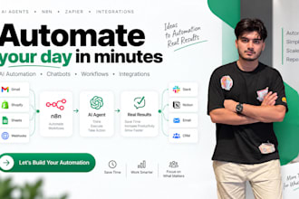 build ai agents, ai chatbots and n8n workflow automations