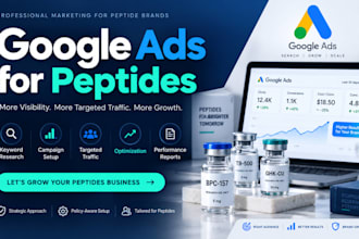 setup peptides ads peptides google ads research peptides ads peptide marketing
