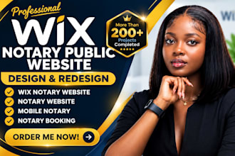 build wix notary public website mobile notay appointment booking service site