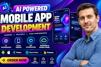 develop ai powered mobile, web and automation applications