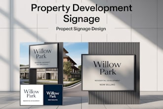 create property development signage and property signage with project signage