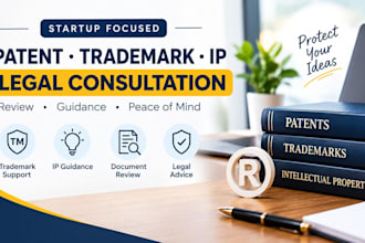 be your patent trademark and IP business lawyer for startups