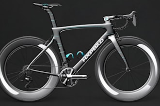 model 3d bicycle, custom bike frame cad, and 3d bike animation