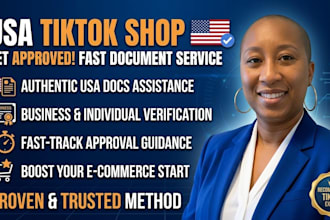 provide USA tiktok tik tok shop document for shop approval