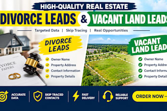 provide targeted real estate divorce leads for wholesalers
