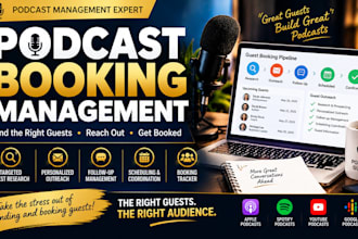 manage your podcast guest booking and outreach