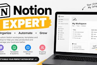 your notion expert for custom templates and dashboards