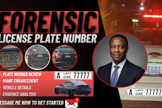 enhance forensic license plate enhancement, number extraction and image analysis