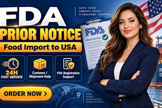 fda compliance fda registration prior notice food import food facility us agent