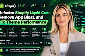 refactor shopify liquid code, remove app bloat, and fix theme performance