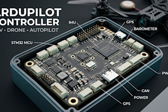 design ardupilot flight controller pcb for drone and uav hardware imu sensor pcb