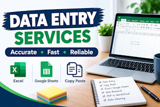 do accurate data entry, copy paste, and web research