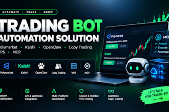 trading bot polymarket webhook kalshi openclaw automation copy trading vps mcp