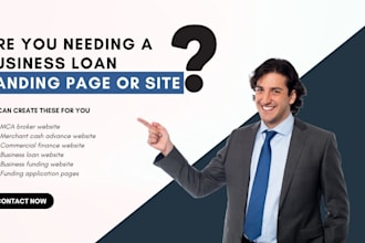 build an mca website, merchant cash advance and business funding website