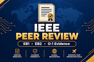 provide ieee peer review and judging opportunities for eb1 eb2 niw o1
