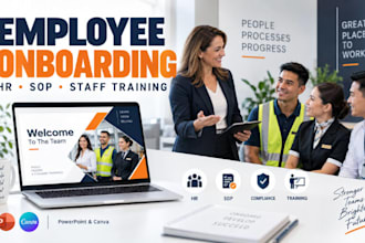 employee onboarding powerpoint,sop compliance training, HR warehouse hotel staff