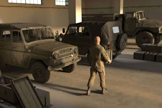 create custom vehicles and military props for arma reforger