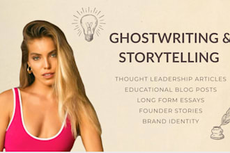 write a thought leadership article for your personal brand