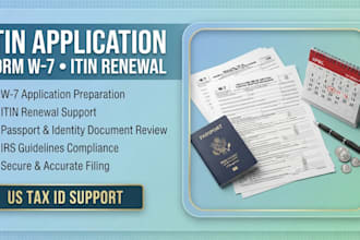 help with itin application renewal and form w7 support and document readiness