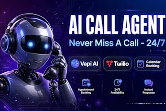 build ai call agent for business appointment and support