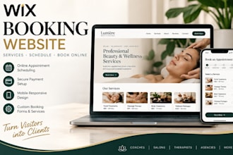 do wix booking website design redesign wix website for business and agencies