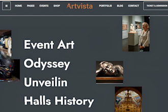 design sculptor website sculpture gallery website artist portfolio website