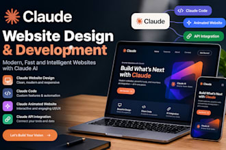 claude website design claude code claude animated website