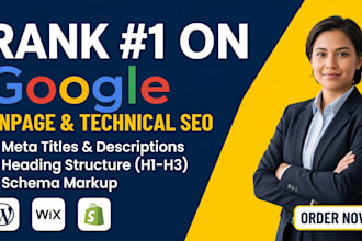 do technical on page SEO optimization for google ranking
