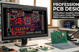 do pcb design, schematic design, and custom pcb layout