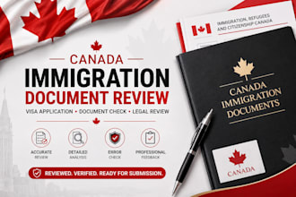 review your canada immigration documents and visa application