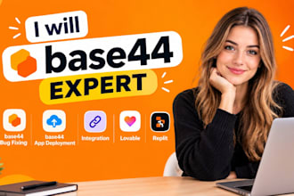 base44 expert base44 bug fixing base44 app deployment integration lovable replit