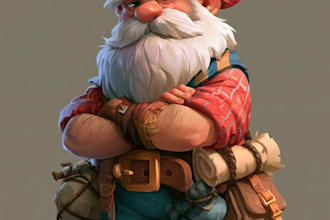 draw 2d game character or 2d game character