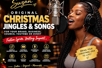 write a catchy christmas jingle, holiday song or festive lyrics