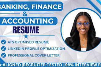 write a banking finance and accounting resume