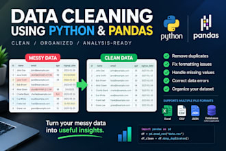 clean and analyze your data using python pandas