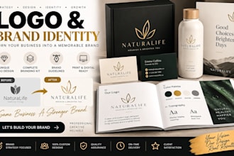 design minimalist luxury logo branding kit and brand identity