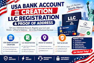 open USA business bank for USA llc owner, USA llc registration usa bank creation