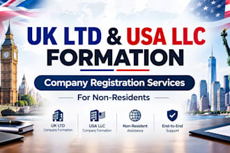 do UK company registration with uk address for non resident