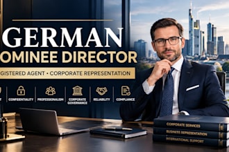 provide a german nominee director and registered agent for your company