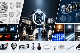 design led light, halogen, headlights, work lights and custom lighting products