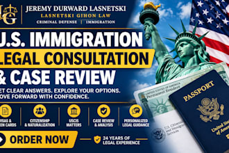 provide US immigration legal consultation and case review