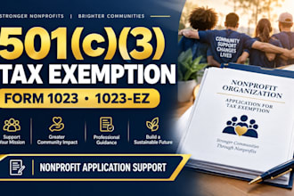 help with 501 c3 tax exemption and form 1023, 1023 ez support