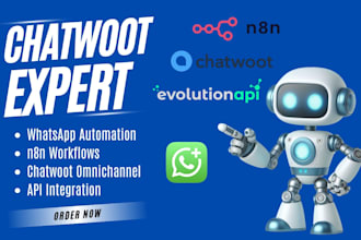 setup n8n whatsapp business automation chatwoot omnichannel with evolution api